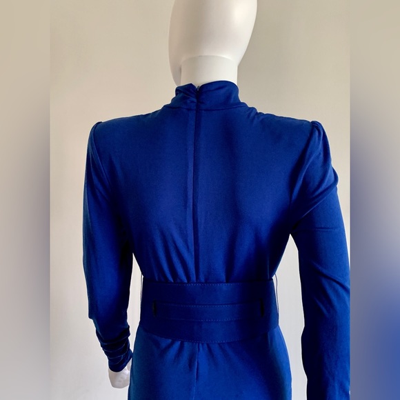 NWOT Marciano Jennie Belted Dress in Cobalt - Picture 5 of 10